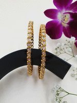 Cute And Simple Leave Bangles -VCCBA1071