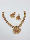Sleek floral designer necklace - VCCNE9022