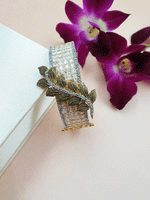 Amazing Leaf Designer CZ Stone Bracelet - VCCBA1291