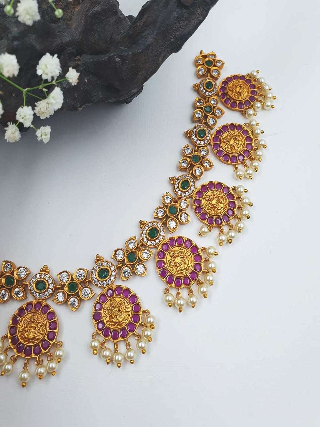 Lakshmi kasu designer necklace - VCCNE9023