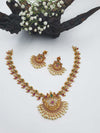 Sleek floral designer necklace - VCCNE9022