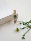 Ragavi Green And White CZ Stone Bracelet - VCCBR0008