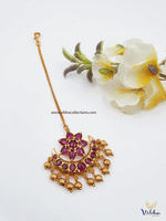 Floral designer mang tikka - VCCA16184