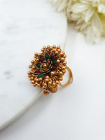 Stunning Floral Designer Finger Ring - VCCFR18007