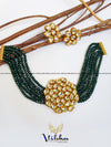 Gorgeous green beads choker - VCCWE5594
